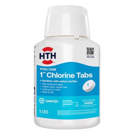 HTH Pool Care Tablet Chlorinating Chemicals 5 lb 42031